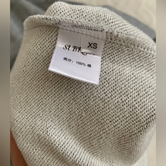 SUBROSA grey hoodie y2k style - Picture 7 of 8